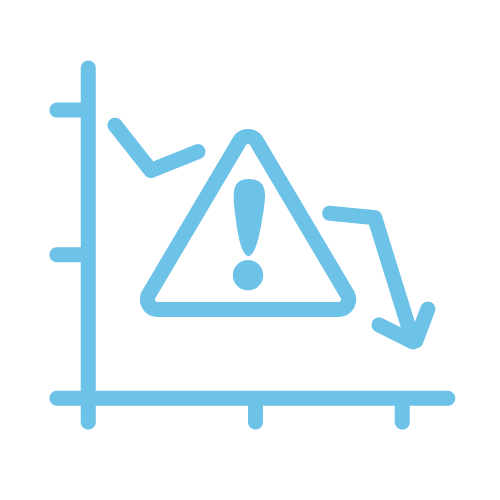 Risk mitigation icon