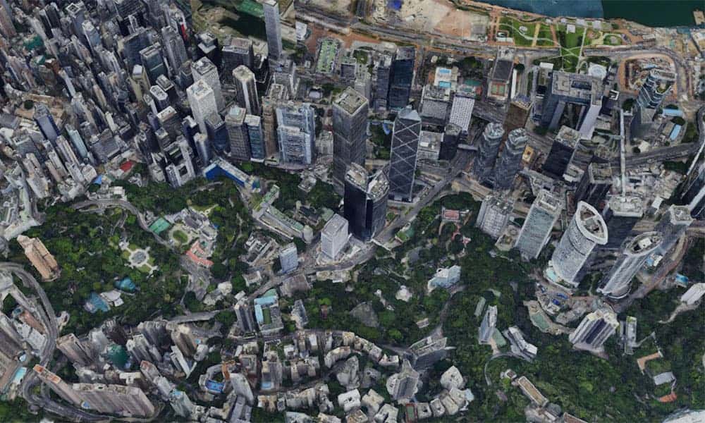 3D modelling of city and landscape