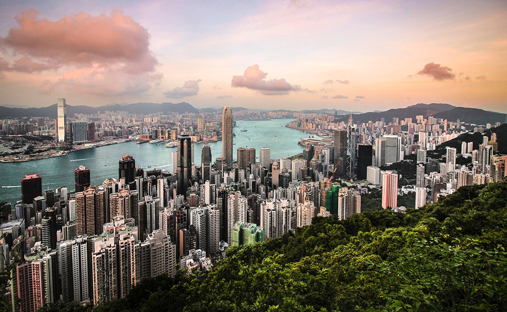 Anavision - Hong Kong skyline